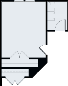 Laundry Room with 2 Bath Plan