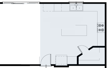 Extended Gourmet Kitchen